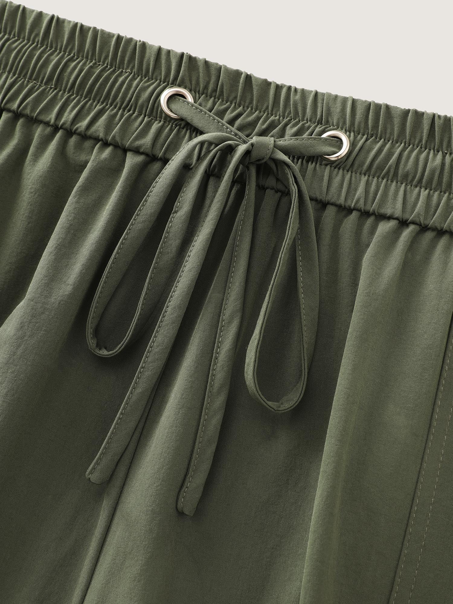 Cargo Sweatpants with Elastic Waist and Patch Pockets - Image 3
